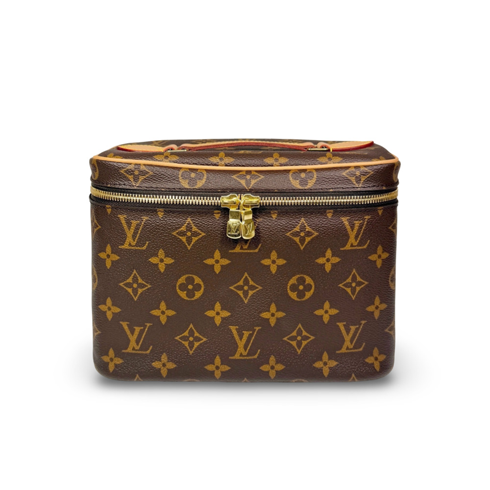 Louis Vuitton Monogram Canvas Vanity Case with Gold Hardware
